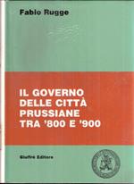 Il governo delle città prussiane tra '800 e '900