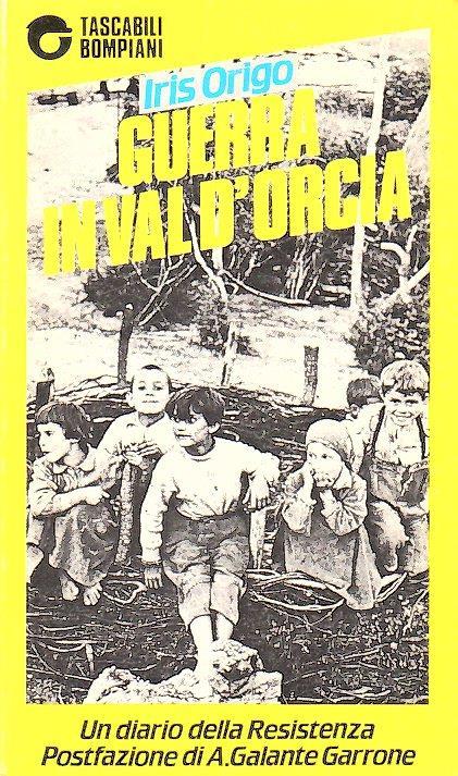 Guerra In Val D'orcia - Iris Origo - copertina