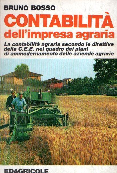 Contabilità semplificata per l'impresa agricola familiare - Bruno Bosso - copertina