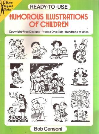 Humorous Illustrations Of Children - Bob Censoni - copertina