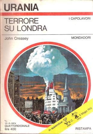 Terrore Su Londra - John Creasey - copertina