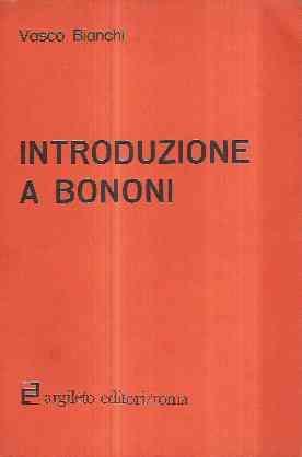 Introduzione A Bononi - Vasco Bianchi - copertina
