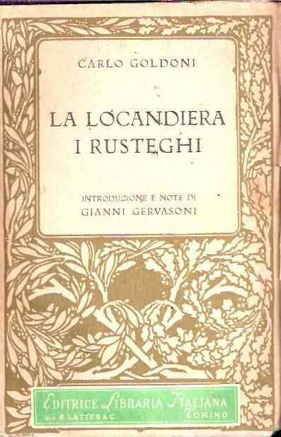 La Locandiera. I Rusteghi - Carlo Goldoni - copertina