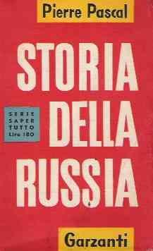 Storia Della Russia. Dalle Origini Al 1917 - Pierre Pascal - copertina