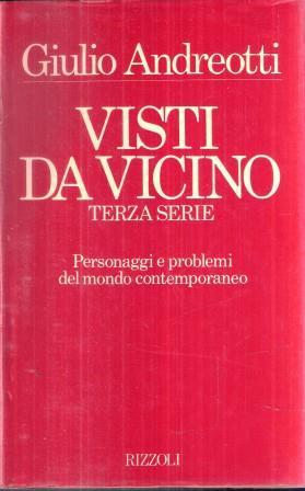 Visti Da Vicino Terza Serie - Giulio Andreotti - copertina