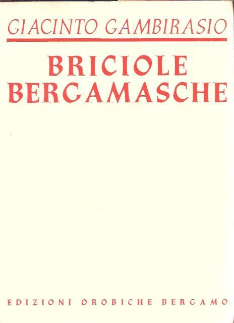 Briciole Bergamasche - Giacinto Gambirasio - copertina