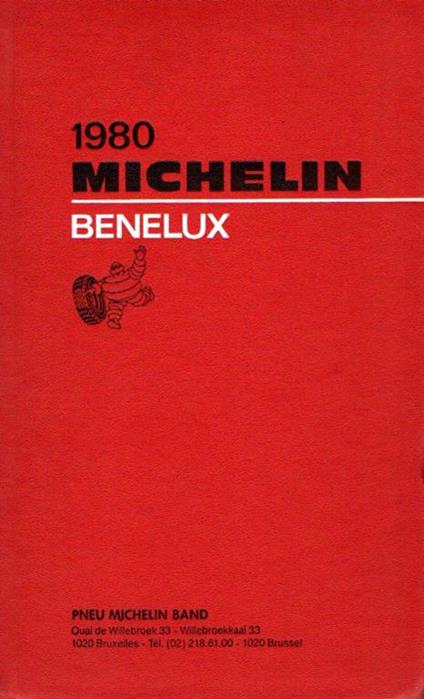 1980 Michelin Benelux - copertina