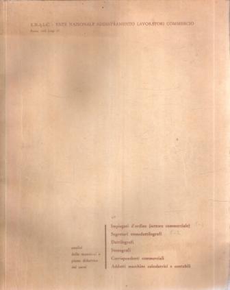 Analisi Delle Mansioni E Piano Didattico Dei Corsi - copertina