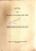Atti Della Accademia Roveretana Degli Agiati Serie V Vol. Vii 1958