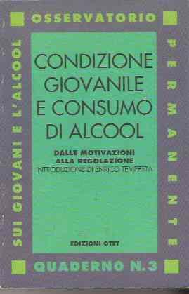 Condizione Giovanile E Consumo Di Alcool - copertina