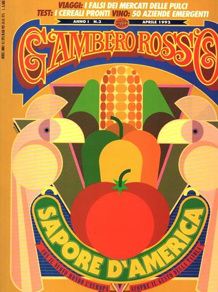 Gambero Rosso N. 3/92 - copertina