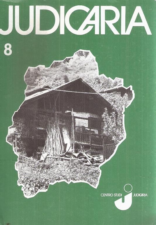 Judicaria N. 8 - copertina