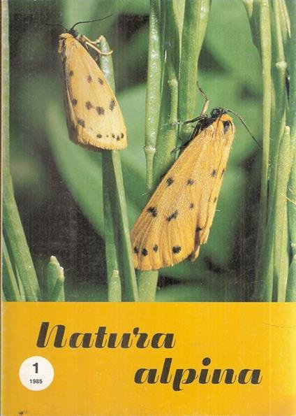 Natura Alpina Annata Completa 1985 - copertina