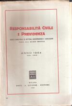 Responsabilità Civile E Previdenza Vol. Xxix