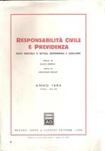 Responsabilitàcivilee Previdenza Vol. Xlix