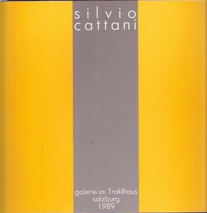 Silvio Cattani - copertina