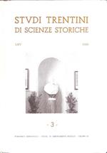 Studi Trentini Di Scienze Storiche 3. Lxv/86