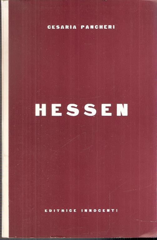 Hessen - Cesaria Pancheri - copertina