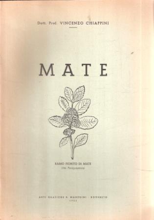 Mate - Vincenzo Chiappini - copertina