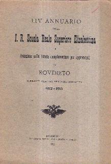Xxxii Programma dell'i.R. Scuola Reale Superiore Elisabettina - copertina