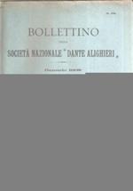 Bollettino della Società Nazionale Dante Alighieri Annata Completa 1908