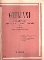 120 Arpeggi Studi Sugli Abbellimenti Dall'Op. o per Chitarra