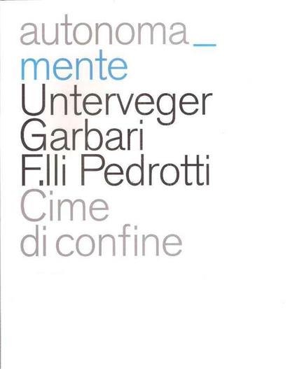 Cime Di Confine - copertina