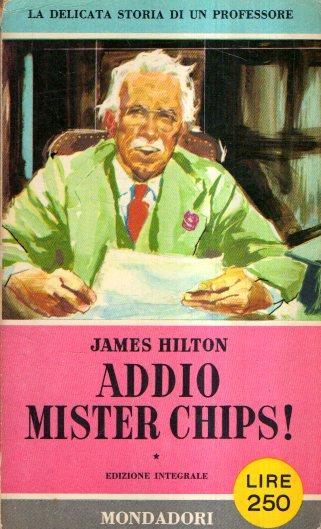 Addio, Mister Chips! - James Hilton - copertina