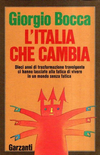 L' L' Italia che cambia - Giorgio Bocca - copertina