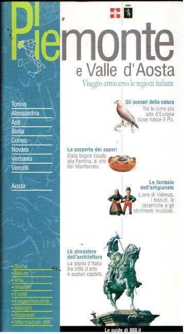 Piemonte E Valle D'Aosta Viaggio Attraverso Le Regioni Italiane - copertina