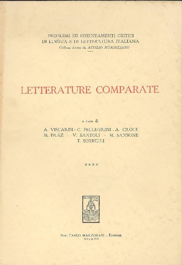 Letterature comparate