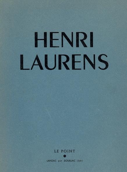 Henri Laurens - copertina