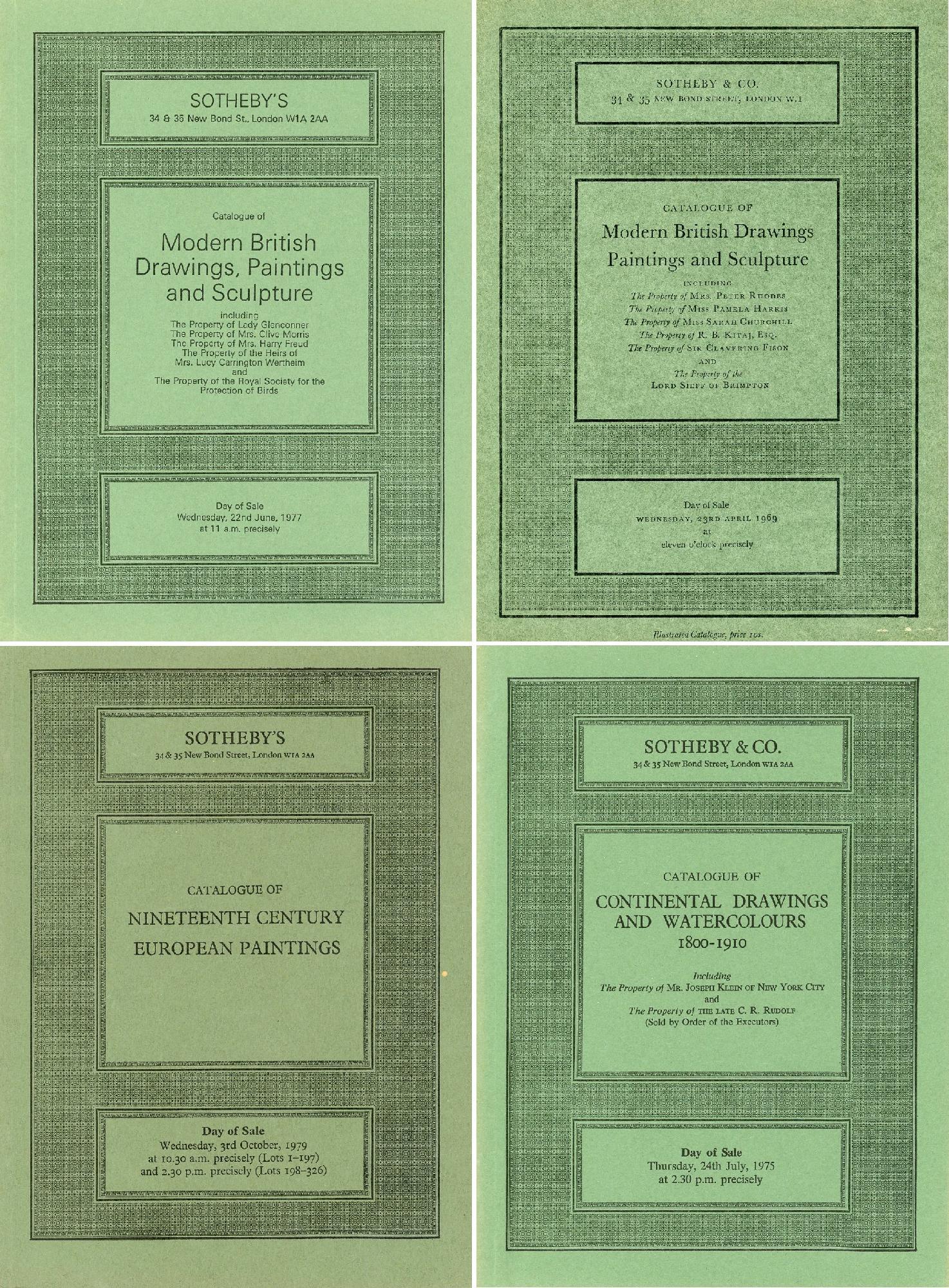 Catalogue of Impressionist and Modern Watercolours and Drawings. Catalogue of Impressionist and Mode