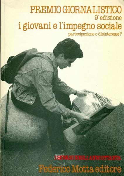 I giovani e l'impegno sociale. Partecipazione o disinteresse? - copertina