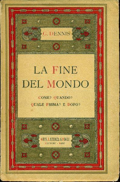 La fine del mondo - Dennis Geoffrey - copertina