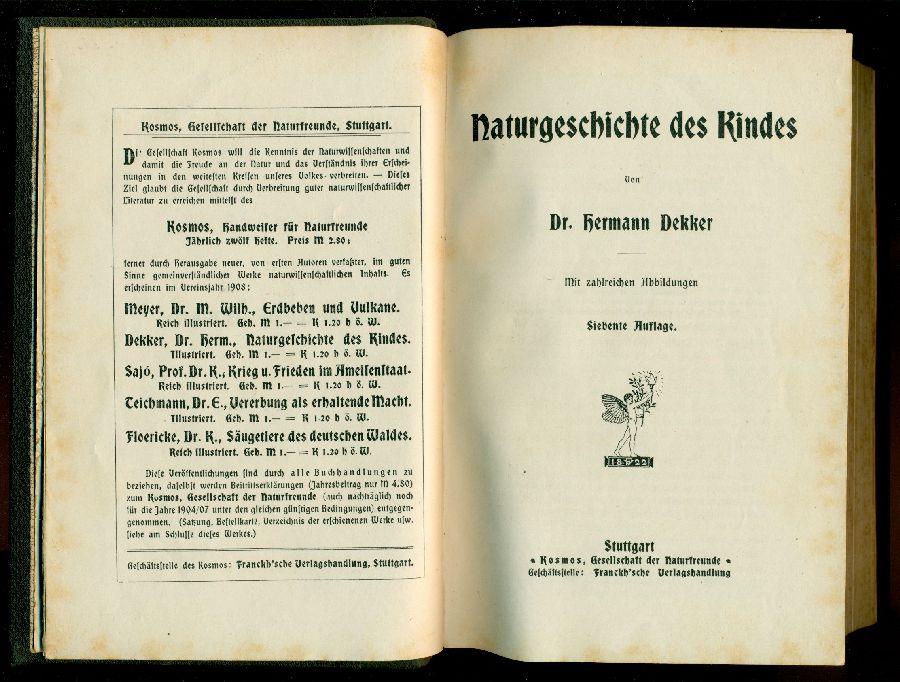 Naturgeschichte des kindes. Bilder aus dem Leben des Waldes. Krieg und Frieden im Ameisenstaat. D