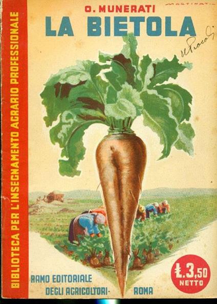 La bietola - Munerati Ottavio - copertina