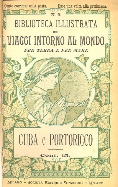 Biblioteca illustrata dei viaggi intorno al mondo per terra e per mare - copertina