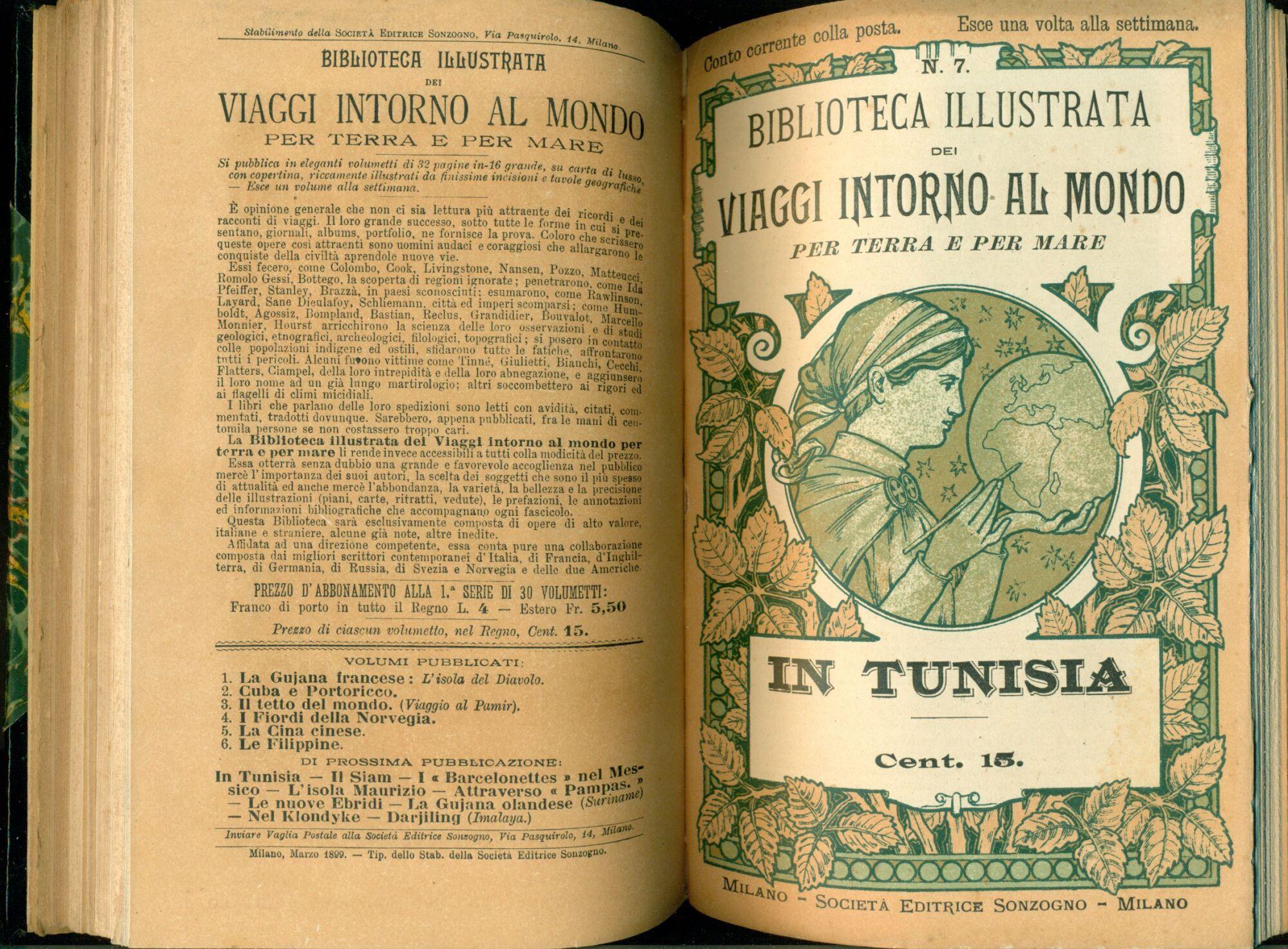 Biblioteca illustrata dei viaggi intorno al mondo per terra e per mare