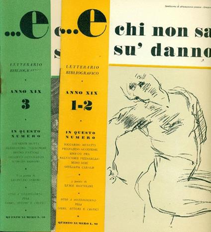 E chi non sa sù danno. 1950 Annata completa - copertina