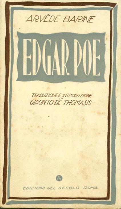 Edgar Poe - copertina