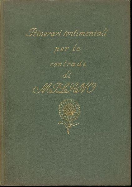 Itinerari sentimentali per le contrade di Milano - copertina