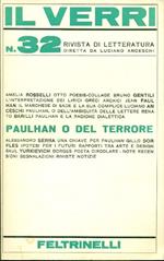 Il Verri. N. 32. Marzo 1970. Paulhan o del terrore