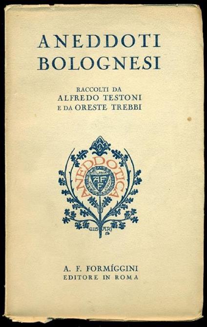 Aneddoti bolognesi - copertina