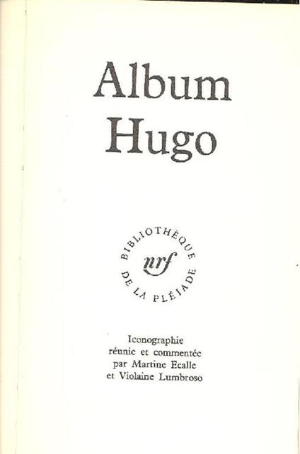 Album Hugo - copertina
