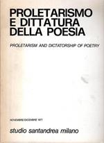 Proletarismo e dittatura della poesia