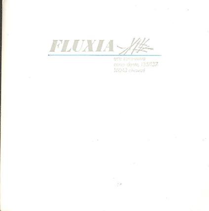 Fluxia arte sono-visiva - copertina