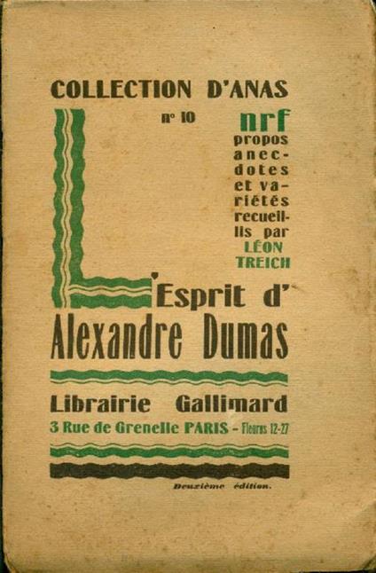 L' esprit d'Alexandre Dumas - copertina