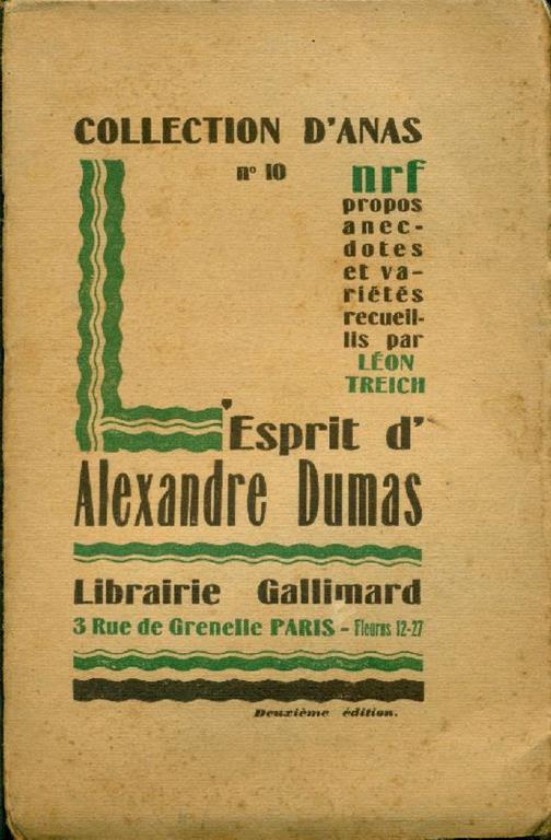 L' esprit d'Alexandre Dumas - copertina