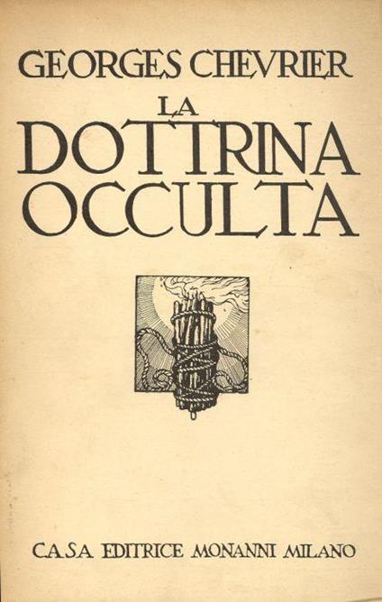 La dottrina occulta - Georges Chevrier - copertina